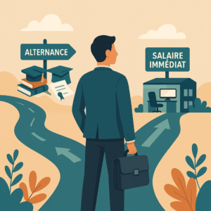 Alternance et salaire immediat
