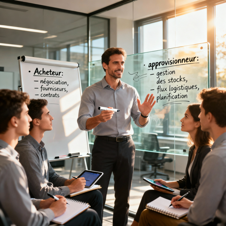 différence achats et approvisionnement