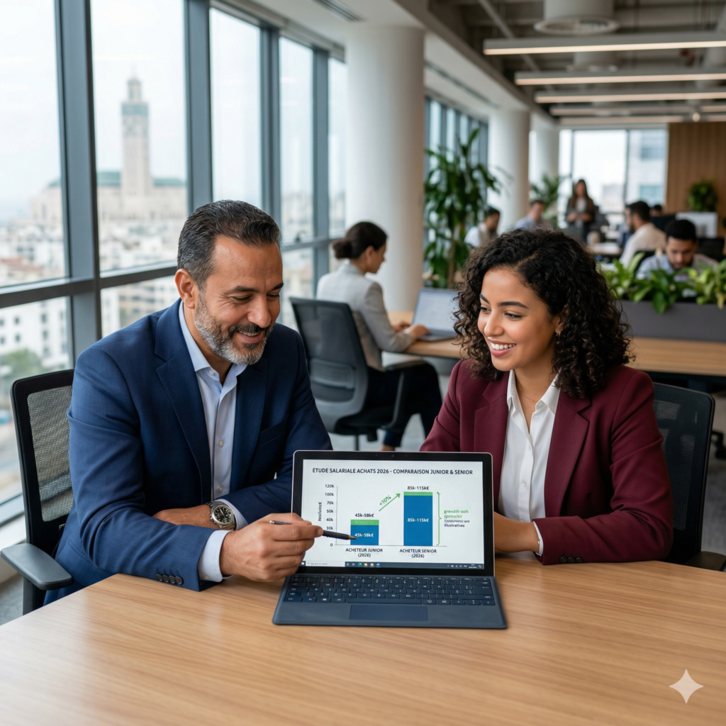 salaire pour junior et senior